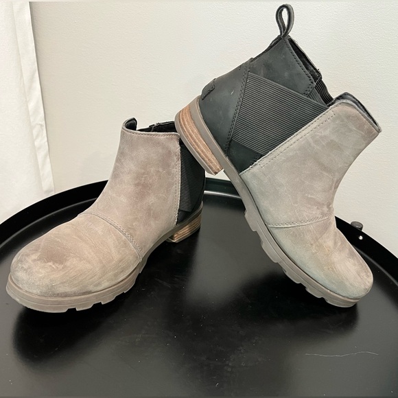 Sorel Shoes - Sorel | Womens Emelie Chelsea Boots Quarry— WOMENS SIZE 7.5